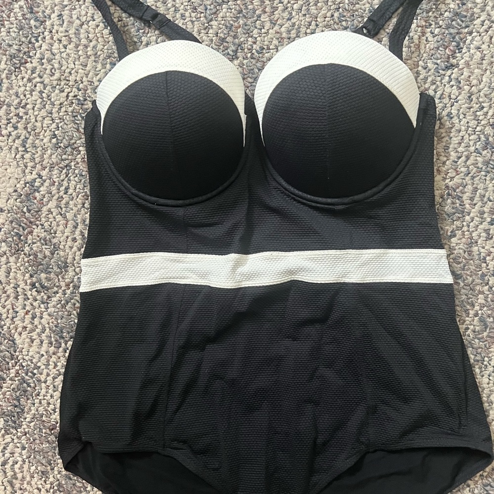 Torrid Pin Up style one piece swimsuit